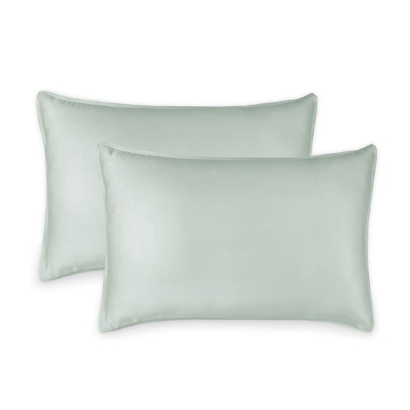 PURE BAMBOO QUEEN PILLOWCASE 2PC SET SEA GLASS - Picture 1 of 4